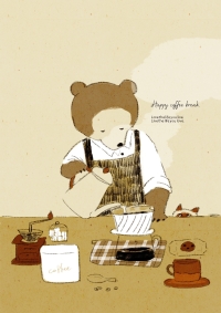 コーヒーを淹れる