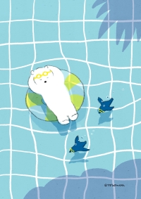 夏のプール