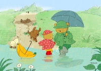 雨だ！