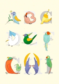 鳥アルファベット